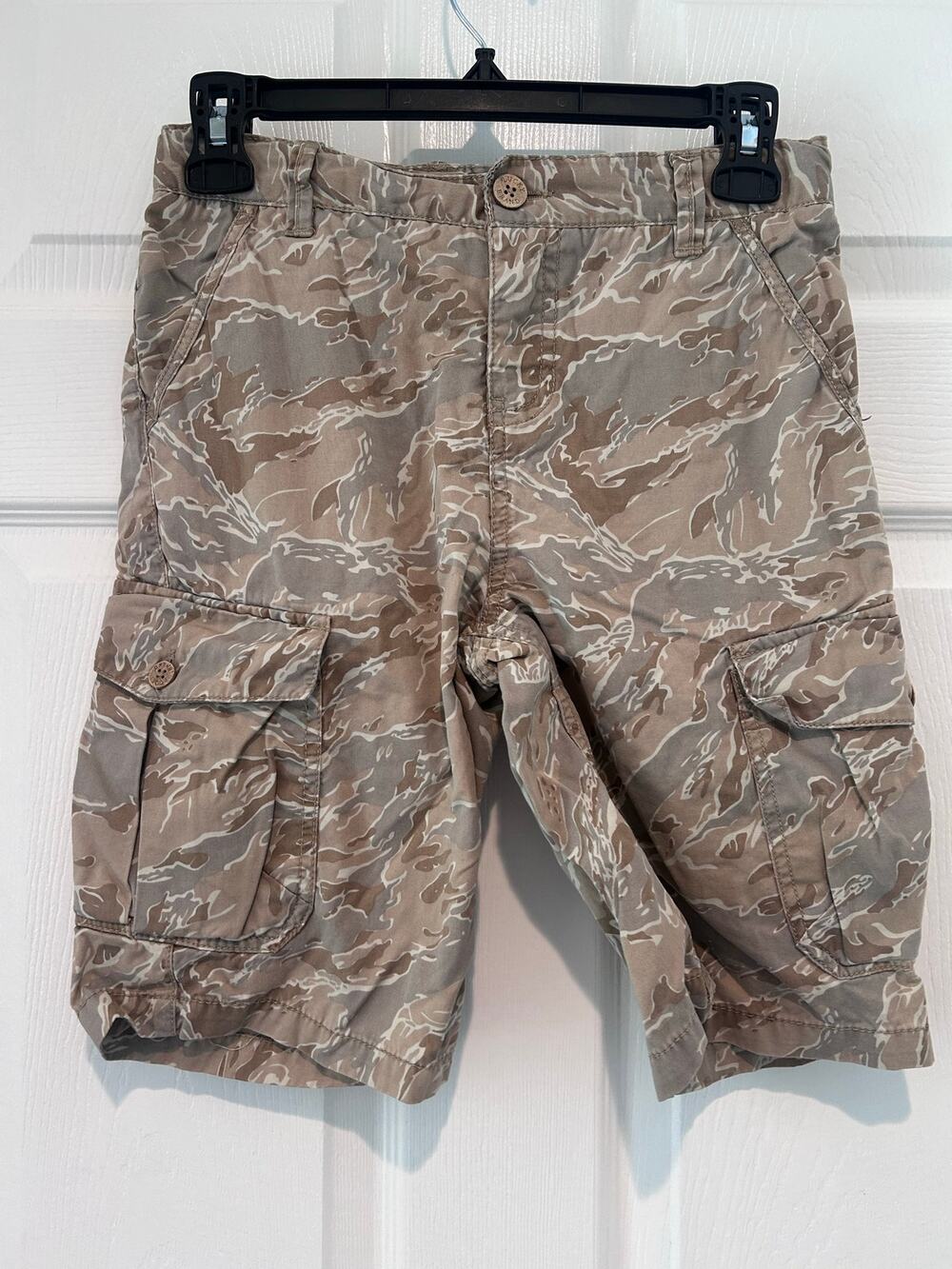 Lucky Brand Kids Boys Cargo Shorts Size 10 Back to School Camo Play Gorpcore